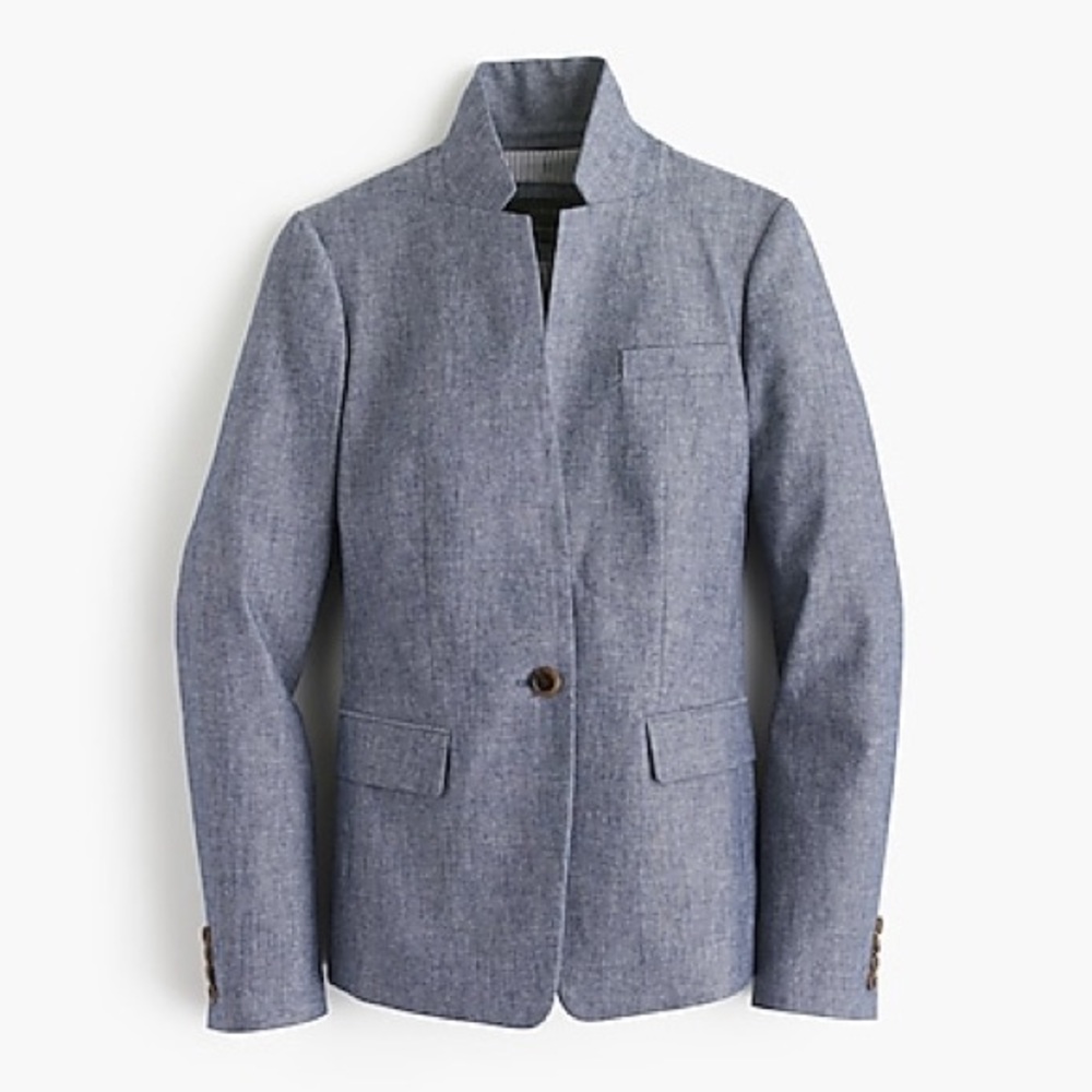 Chambray Women’s JCrew Blazer